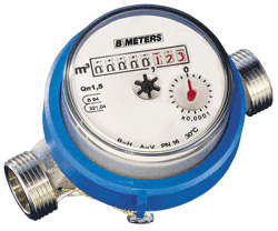1/2' Single Jet Non Pulsed Dry Dial Cold Water Meter
