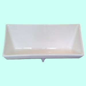 1200mm GW6 Accona GRP Waterless Urinal Trough -  White