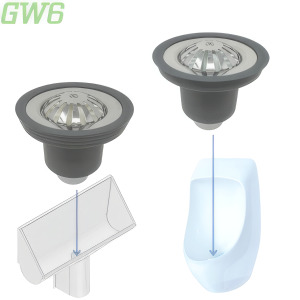 GW6 Waste Adaptors: Compatible with Other Waterless Urinal Brands